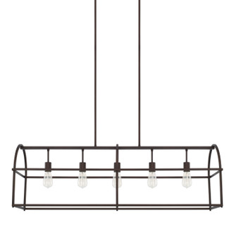 Aubrey Five Light Island Pendant in Bronze (65|825751BZ)