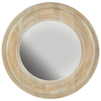 Mirror Mirror in White Washed Wood with Gold Leaf (65|730205MM)