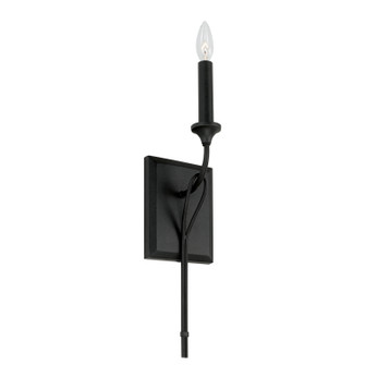 Bentley One Light Wall Sconce in Black Iron (65|641611BI)