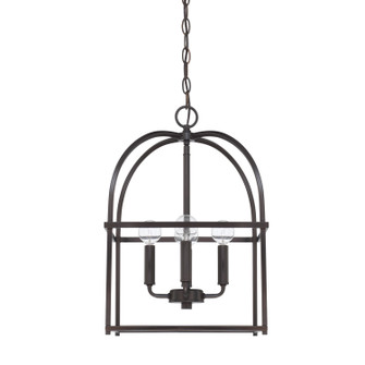 Aubrey Four Light Foyer Pendant in Matte Black (65|527542MB)