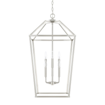 Birch Six Light Foyer Pendant in Brushed Nickel (65|522761BN)