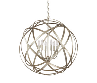 Axis Six Light Pendant in Winter Gold (65|4236WG)