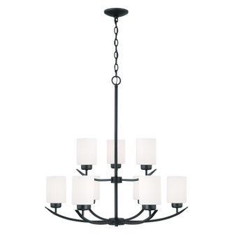 Dixon Nine Light Chandelier in Matte Black (65|415291MB-338)