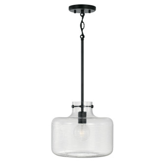 Brighton One Light Pendant in Matte Black (65|342511MB)