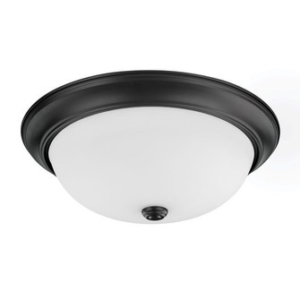 Bates Three Light Flush Mount in Matte Black (65|214731MB)