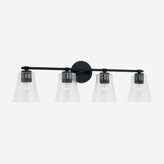 Baker Four Light Vanity in Matte Black (65|146941MB-533)