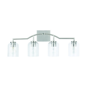 Carter Four Light Vanity in Brushed Nickel (65|139341BN-500)