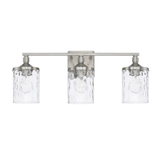 Colton Three Light Vanity in Brushed Nickel (65|128831BN-451)