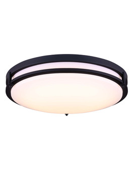 Gilda LED Flush Mount in Black (387|LFM112A19BK)