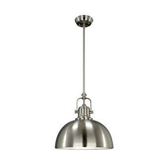 Polo One Light Pendant in Brushed Nickel (387|IPL222B01BN)