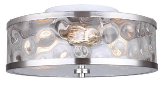 Cala Three Light Flush Mount in Brushed Nickel (387|IFM677A15BN)