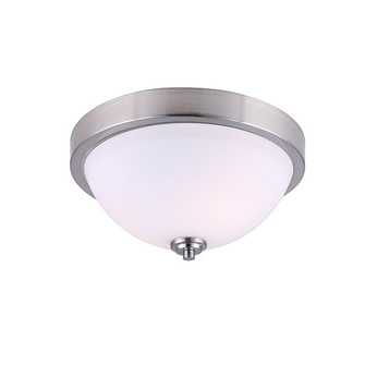 River Two Light Flush Mount in Brushed Nickel (387|IFM578A13BN)