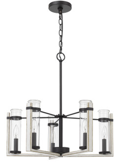 Olivette Five Light Chandelier in White Washed (225|FX-3751-5)