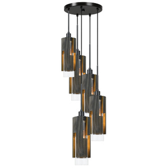 Five Light Chandelier in Wood (225|FX-3641-5)