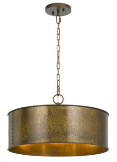 Rochefort Three Light Chandelier in Distress Gold (225|FX-3637-3)