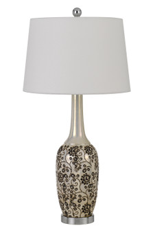 Paxton Two Light Table Lamp in Pearl/Black (225|BO-2914TB-2)