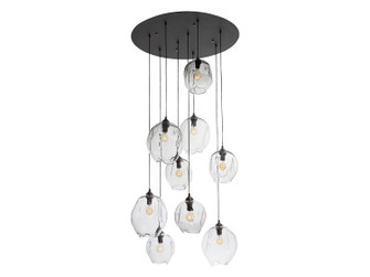 Sonoma Ave. Nine Light Pendant in Dark Bronze (192|HF8149-DBZ-CL)