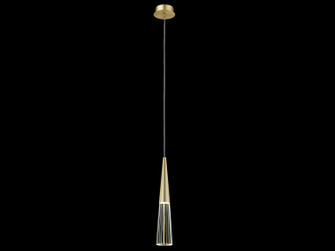 Encino One Light Pendant in Brushed Brass (192|HF7701-BB)