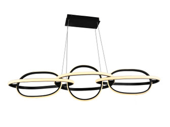 Circa LED Pendant in Black (192|HF5025-BK)