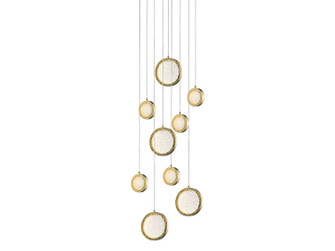 Bottega LED Pendant in Polished Brass (192|HF5019-PB)