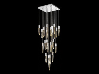 The Original Aspen 25 Light Flush Mount Pendant in Chrome (192|HF1904-25-AP-CH)