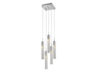 Boa Five Light Pendant in Black (192|HF1900-5-BOA-CH)