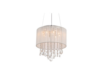 Beverly Dr. Eight Light Dual Mount/Flush & Hanging in White Silk String (192|HF1501-WHT)