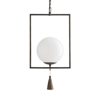 Trapeze One Light Pendant in Aged Bronze (314|DB49004)