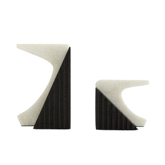Jordono Bookends, Set of 2 in Ivory (314|9112)