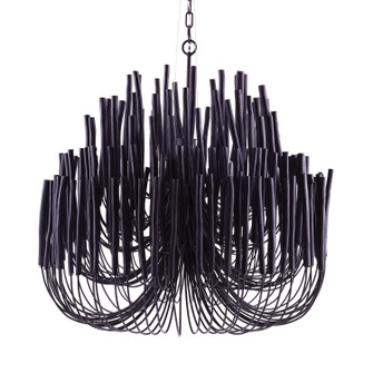 Tilda Six Light Chandelier in Black (314|89495)