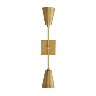 Nadia Two Light Wall Sconce in Antique Brass (314|49169)