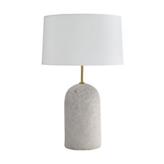 Capelli One Light Table Lamp in Ivory Volcanic Glaze (314|15577-851)