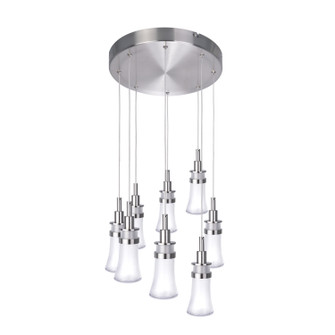 Destiny LED Chandelier in Polished Nickel (78|AC7508)