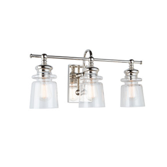 Castara Three Light Wall Sconce in Polished Nickel (78|AC11593PN)