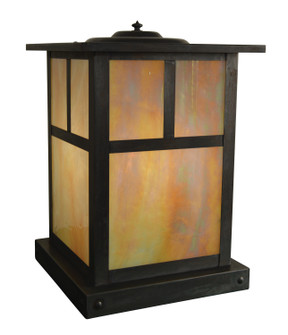 Mission One Light Column Mount in Rustic Brown (37|MC-10TWO-RB)