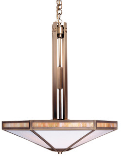 Etoile Four Light Chandelier in Mission Brown (37|ETCH-21WO-MB)