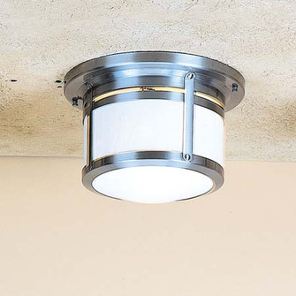 Berkeley Two Light Flush Mount in Antique Copper (37|BCM-10OF-AC)