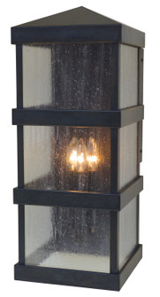 Barcelona Three Light Wall Mount in Rustic Brown (37|BAW-10CLR-RB)