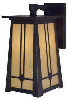 Aberdeen One Light Wall Mount in Mission Brown (37|ABB-7CLR-MB)