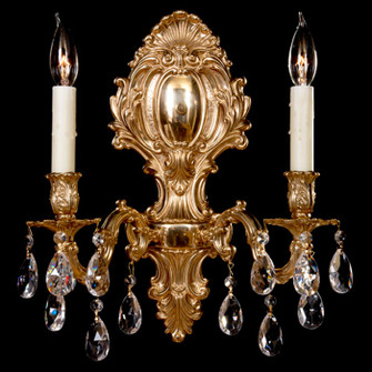 Wall Sconce Two Light Wall Sconce in French Gold Glossy (183|WS9424-OLN-03G-ST)