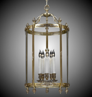 Lantern Five Light Lantern in Polished Brass w/Umber Inlay (183|LT2117-01G-ST)