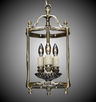 Lantern Three Light Lantern in Polished Brass w/Black Inlay (183|LT2108-12G-ST)