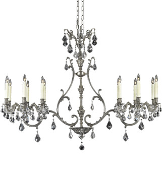 Chateau 12 Light Island Pendant in Antique Silver (183|IL9675-2-ATK-10G-ST)