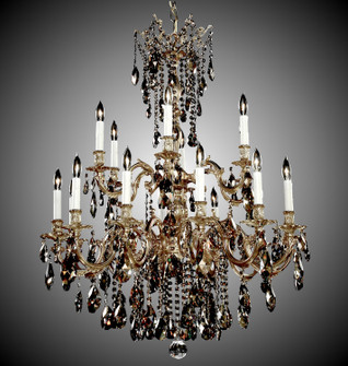 Bellagio 18 Light Chandelier in Antique Black Glossy (183|CH9824-O-02G-PI)