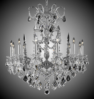 Venetian 12 Light Chandelier in Antique White Glossy (183|CH9382-A-04G-PI)