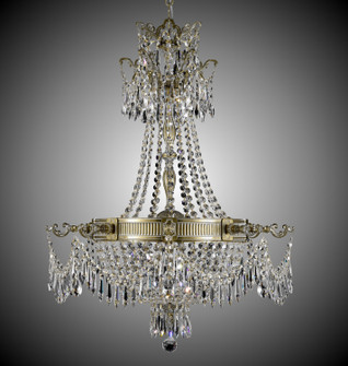 Valencia Eight Light Chandelier in Antique Black Glossy (183|CH8122-P-02G)