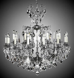 Parisian 24 Light Chandelier in White Nickel (183|CH7038-OTK-10W-PI)