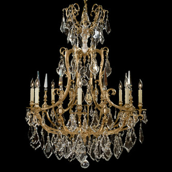 Parisian Eight Light Chandelier in Antique White Glossy (183|CH7017-OLN-04G-ST)