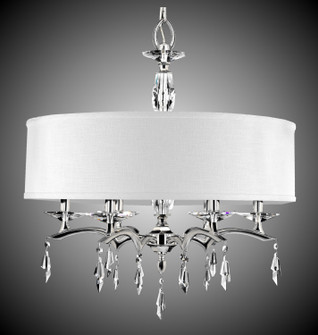 Kaya Six Light Chandelier in Old Bronze Satin w/Pewter Accents (183|CH5603-G-35S-37G-ST-PG)