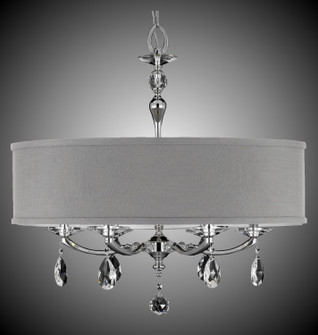 Kensington Six Light Chandelier in Polished Nickel (183|CH5486-O-38G-ST-PG)